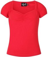 Mimi Top Red in Swing Vintage Jaren 50 Stijl