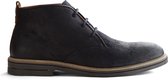 Travelin Newburgh - Halfhoge leren veterschoenen - Donkerblauw leer - Maat 47