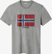 Napapijri - Sirol T-shirt Grijs - L - Modern-fit