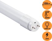 Proventa PowerPlus LED TL lamp 150 cm met G13 fitting - 20W - 3400 lm - 1 x LED T8 buis 120 cm