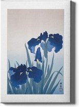 Walljar - Ohara Koson - Blue Iris - Muurdecoratie - Poster