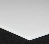 Standaard foamboard 5,00 mm 50 x 70 cm Zijdes: Wit/Wit Kern: Wit (10 platen)
