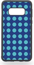 Blue polka dot Telefoonhoesje - Samsung Galaxy S10e
