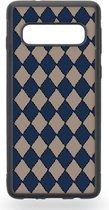 Grijs ruitjes Telefoonhoesje - Samsung Galaxy S10