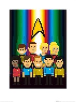 Pyramid Poster - Star Trek Trexels Original Crew - 80 X 60 Cm - Multicolor
