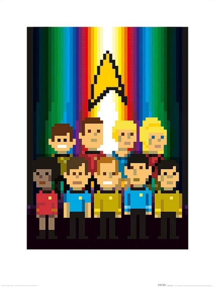 Pyramid Poster - Star Trek Trexels Original Crew - 80 X 60 Cm - Multicolor Divers