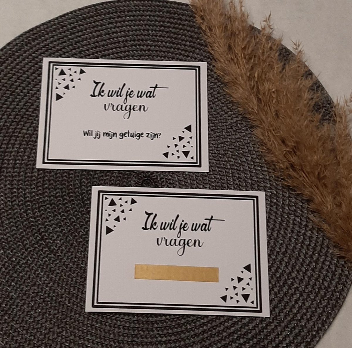 Mint11 - Kraskaart getuige vragen - bruiloft - trouwen - bestman - maid of honor