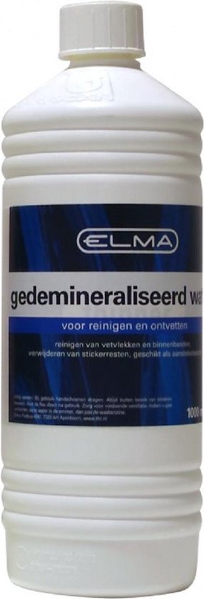 Foto: Gedemineraliseerd water elma