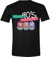 TAMAGOTCHI - BAD 90'S PARENT MEN T-SHIRT - BLACK XXL