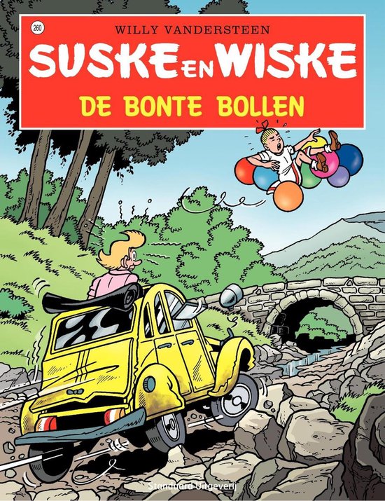 Cover van het boek 'Suske en Wiske 260 De bonte bollen'