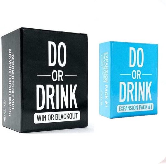 Afbeelding van het spel Do or drink party game met expansion pack