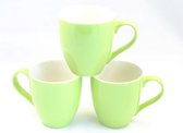 G. Wurm, Grote koffie mok, Jumbo groen, 450 ml, 3 stuks