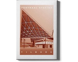 Walljar - Tilburg Centraal Station - Muurdecoratie - Poster