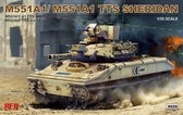 1:35 Rye Field Model 5020 M551A1/M551A1 TTS Sheridan Tank Plastic Modelbouwpakket