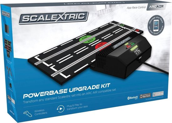 Scalextric Start C8437 Speed Limiting Controllers – 2x Hand Throttles, Red & Blue, Analogue, Tested