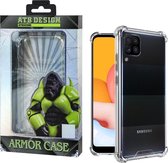 Atouchbo Armor Case Samsung A42 hoesje transparant