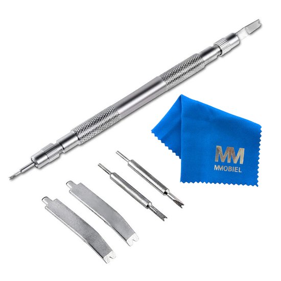 MMOBIEL Professionele Horloge Pin Verwijdering Set - inclusief: Spring Bar, Push Pins, Horloge Pinnen - 7 in 1 Verwijdering Set