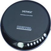 Denver Discman - Draagbare CD Speler Inclusief Oordopjes - CD/CD-R/CD-RW - LCD Scherm - DM24MK2 - Zwart