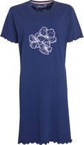 Tenderness Dames nachthemd Blauw TENGD1010A - Maten: 3XL