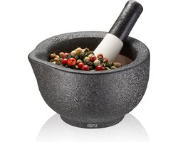 GEFU GRINO Vijzel met Stamper – Ø 7,7 cm – Porselein
