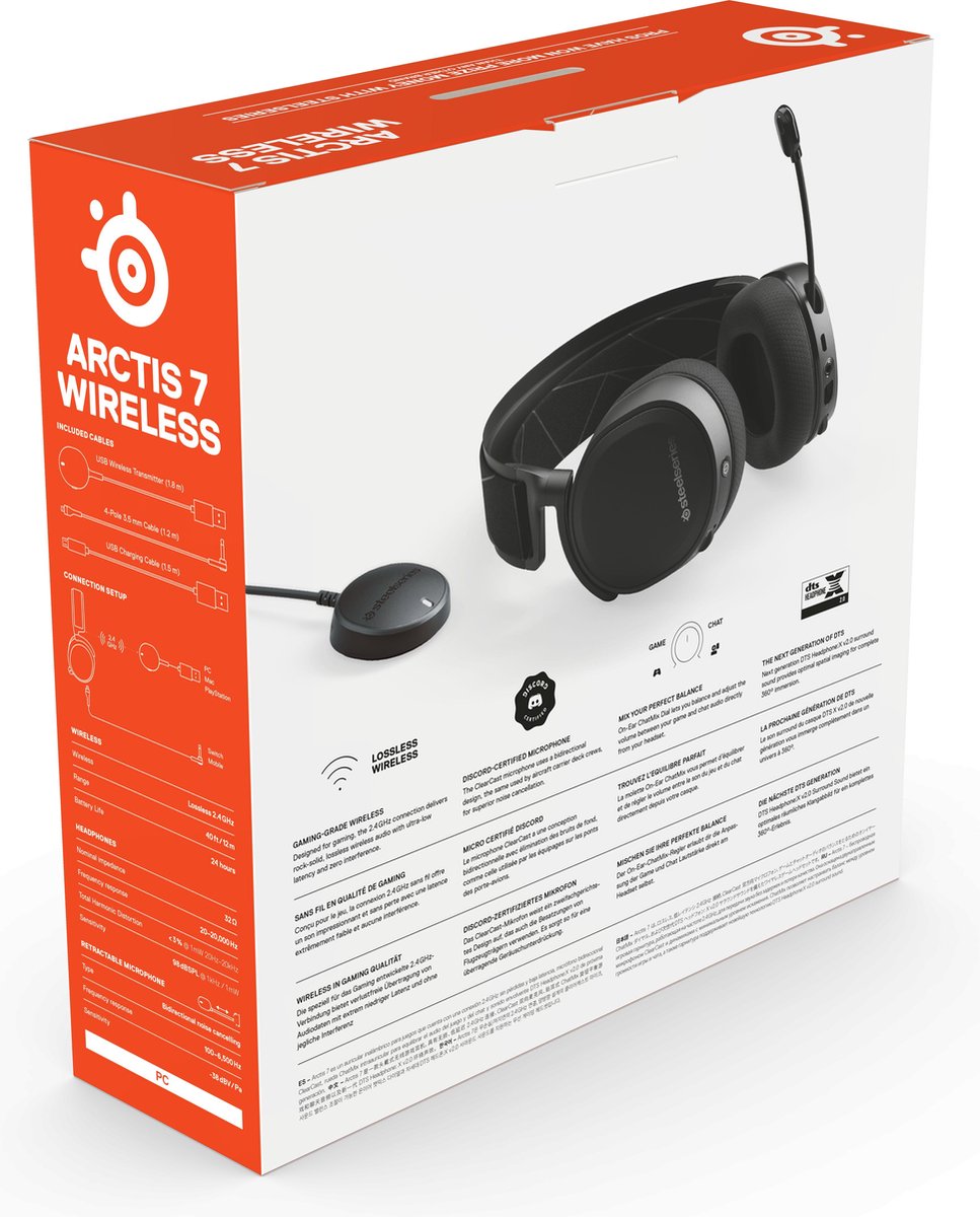 SteelSeries Arctis 7 Gaming Headset - PC & PS4 / PS5 | bol