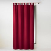 Rideau gordijn , 140 x 260 cm. , 100% polyester , bordeaux rood , lussen