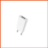 USB Lader voor iPhone - Samsung - iPad - Tablets - Wit - 1A | USB lader stopcontact | USB lader Samsung | USB lader iPhone | USB lader iPad | Lader iPhone 11 | Lader iPhone X | Lader iPhone X