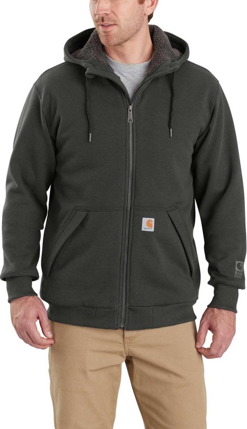 gevoerde hoodie heren