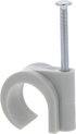 Q-Link buisclip – installatiebuis – rond – PVC – 16–19 mm – grijs – 40 stuks