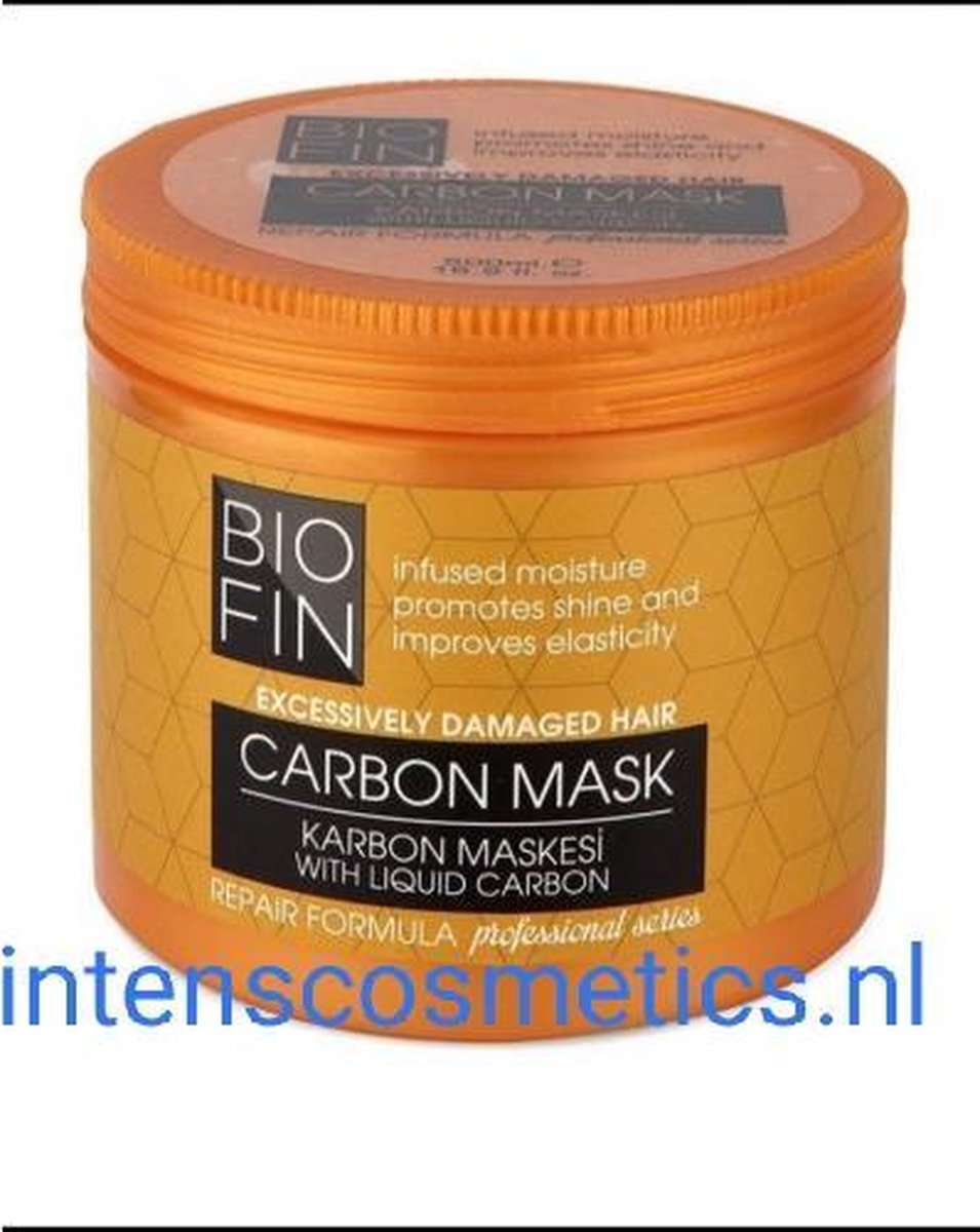 Bio Fin Carbon Mask Haarmasker – 500 ml - Haarcréme, Haarmaskers, Haarverzorging Bio Fine, BioFine, Hair Mask,