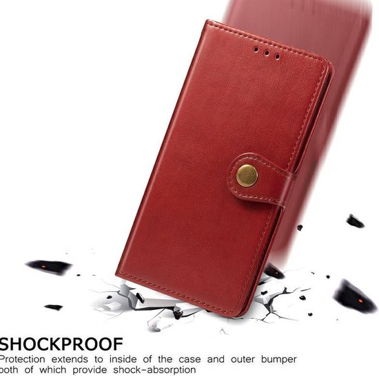 AA Commerce Telefoonhoesje - Book Case - Geschikt Voor Samsung Galaxy S21 Plus - Rood - AA Commerce
