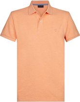 Profuomo Slim Fit  polo - licht oranje -  Maat: L