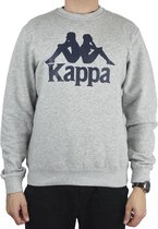 Kappa Sertum RN Sweatshirt 703797-18M, Mannen, Grijs, Sporttrui casual, maat: M EU