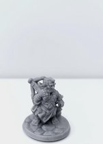 3D Printed Miniature - Halfling Male 01 - Dungeons & Dragons - Hero of the Realm KS