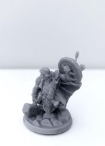 3D Printed Miniature - Dwarf Male 01 - Dungeons & Dragons - Hero of the Realm KS