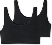 Uncover By Schiesser 2Pack Top 173954 Zwart-S