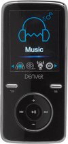 Denver MP3 speler met Oortjes - MP4 Speler 4GB - Micro SD - MPG4054NR - Zwart