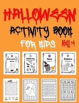 Halloween Activity Book For Kids Ages +4