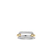 TI SENTO - Milano Ring 12228ZY - Zilveren dames ring - Maat 52