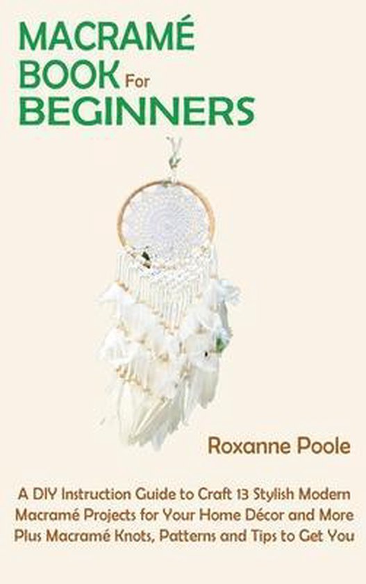Macramé Book for Beginners - cover