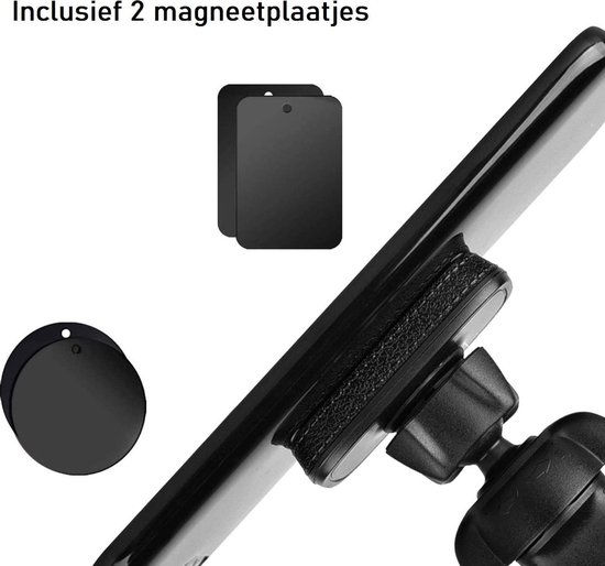 Support Voiture Aimant Pince pour Smartphone Ventilateur Universel  Magnetique (NOIR) - Accessoire téléphonie pour voiture - Achat & prix
