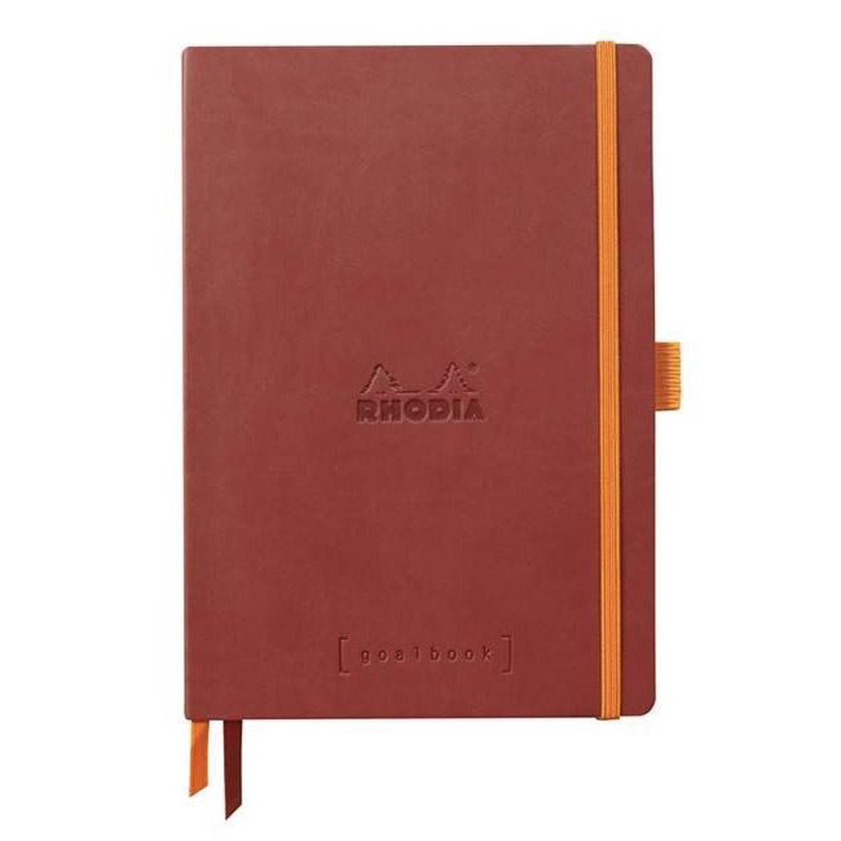Rhodia Goalbook – Bullet Journal – A5 – 14,8x21cm – Softcover – Gestippeld – Dotted – Nacarat