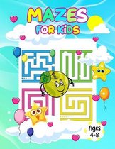 Maze for Kids- ILLUSTRATED MAZES for KIDS ages 4-6 (EASY Version), Sunlife  Drawing