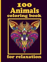 100 Animals coloring book for relaxation