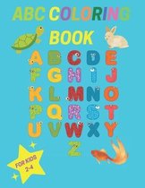 ABC coloring Book for Kids Ages 2-4