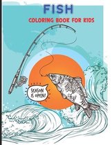 Fishing Coloring Book For Kids