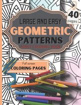 Easy Geometric Patterns Adult Coloring Book