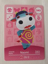 Amiibo animal crossing new horizons kaarten origineel Eu : 345 Naomi