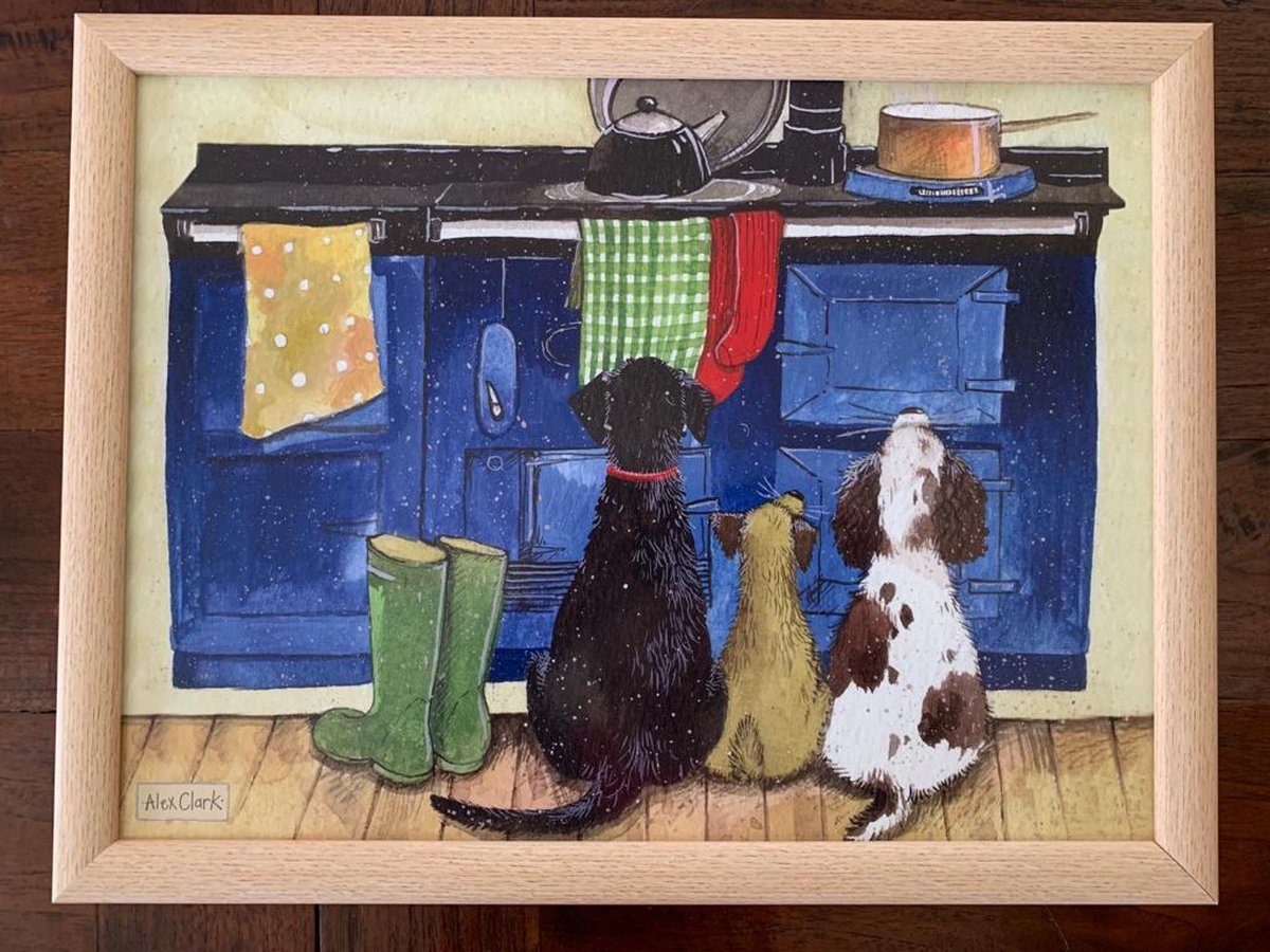 Alex Clark Schootkussen Honden ~Hotdogs Lap Tray'