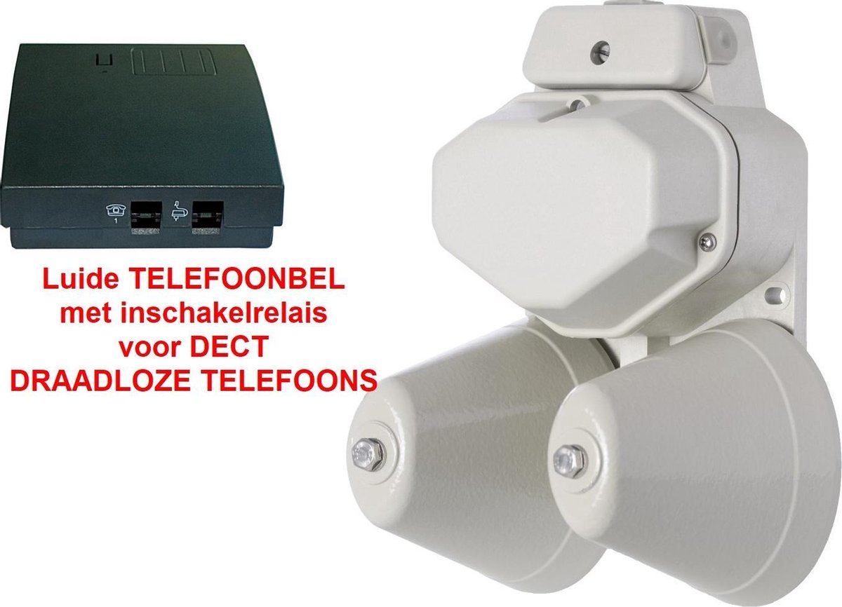 DECT draadloze luide TELEFOONBEL voor draadloze telefoons